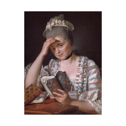 Classic Portrait - Fine Art Print - Matte Vertical Poster - Timeless Literary Woman - Art for Home Décor