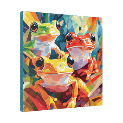 Frogs are Friends - Delight in Nature Series - Fine Art Print on Canvas