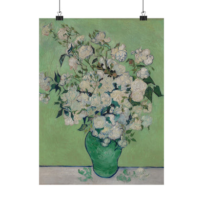 Van Gogh- Fine Art Prints - Reproduction - Flowers in a Vase - Floral Vertical Poster - Artistic Home Décor for Nature Lovers