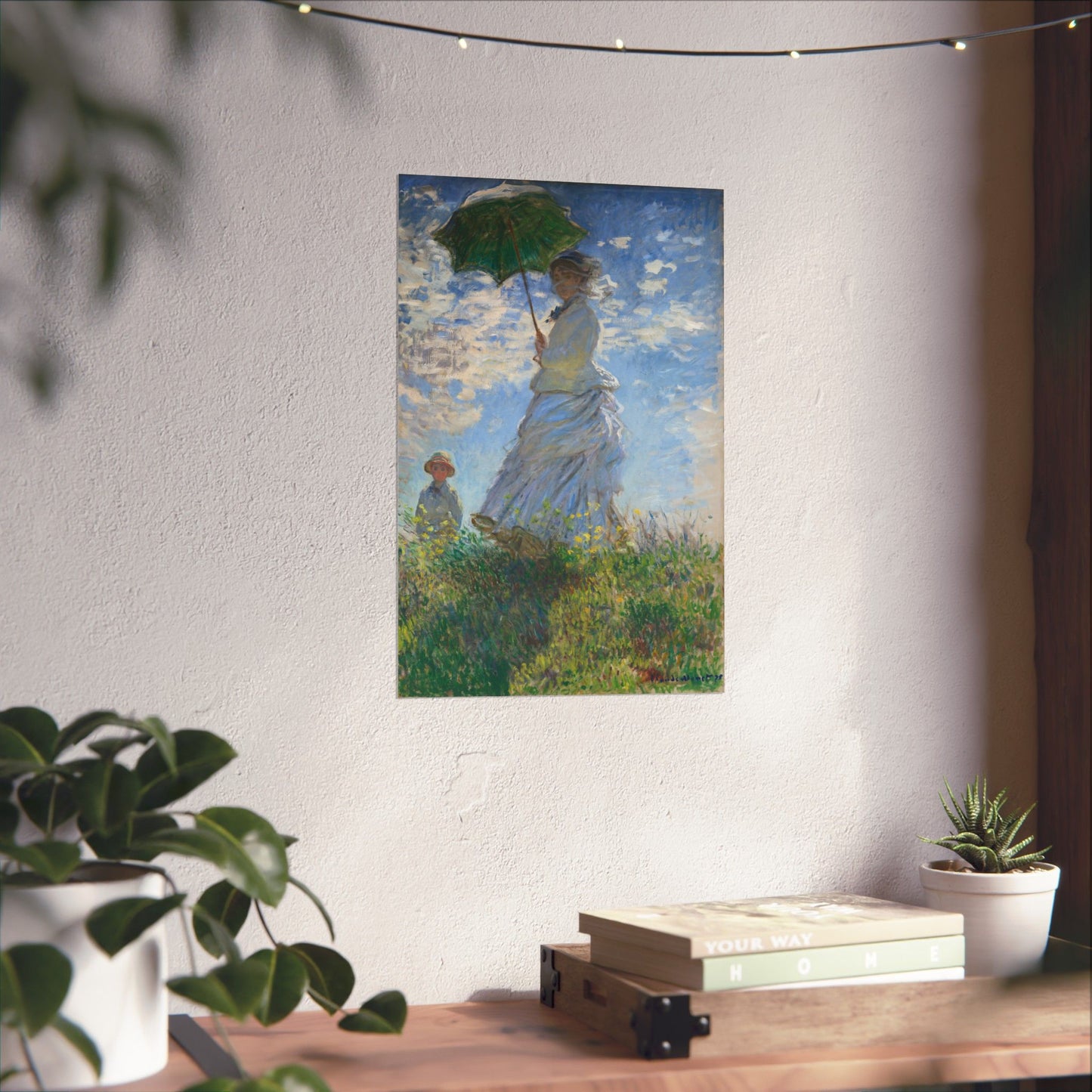 Claude Monet - Woman with a Parasol Fine Art Print