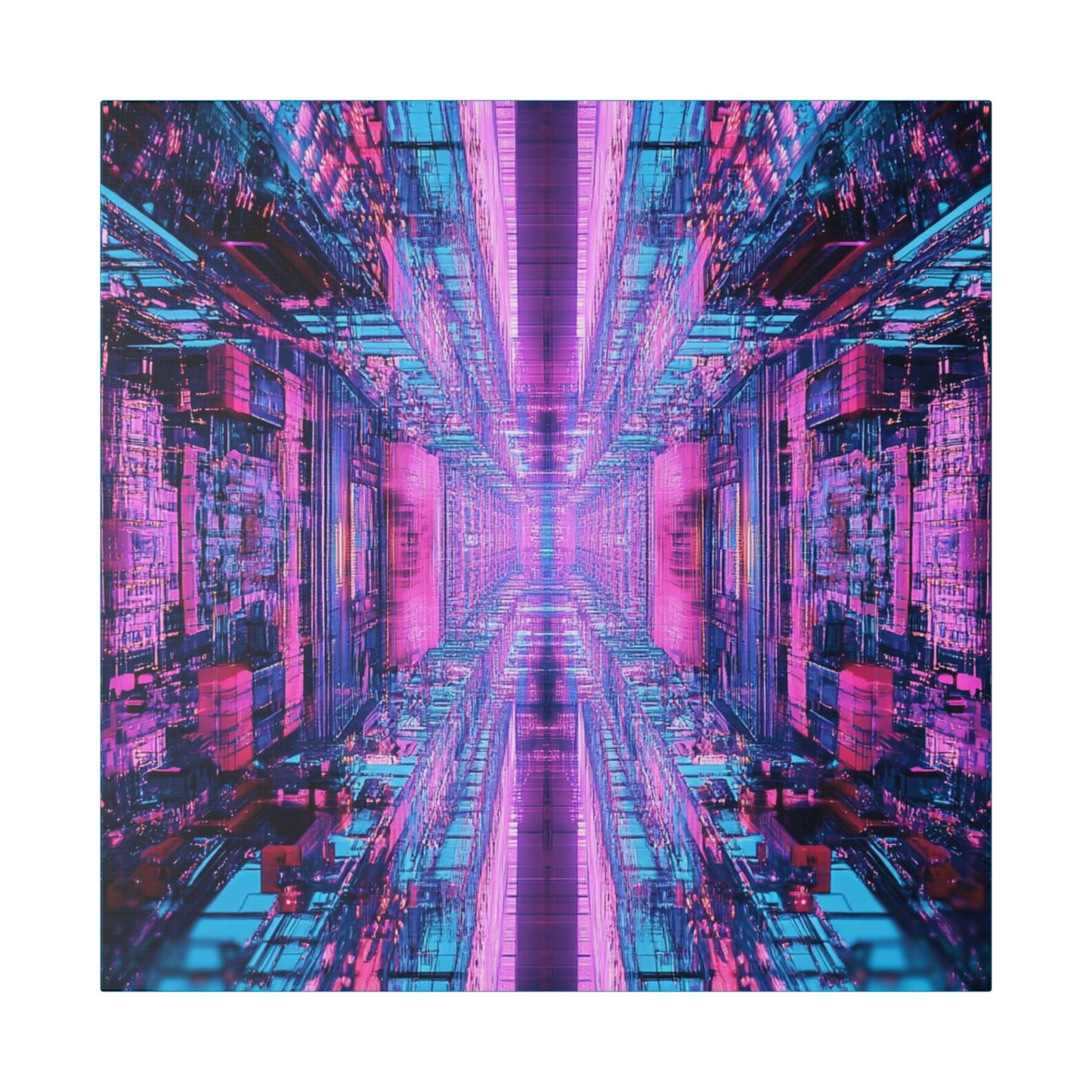 Quantum Glitch on Canvas
