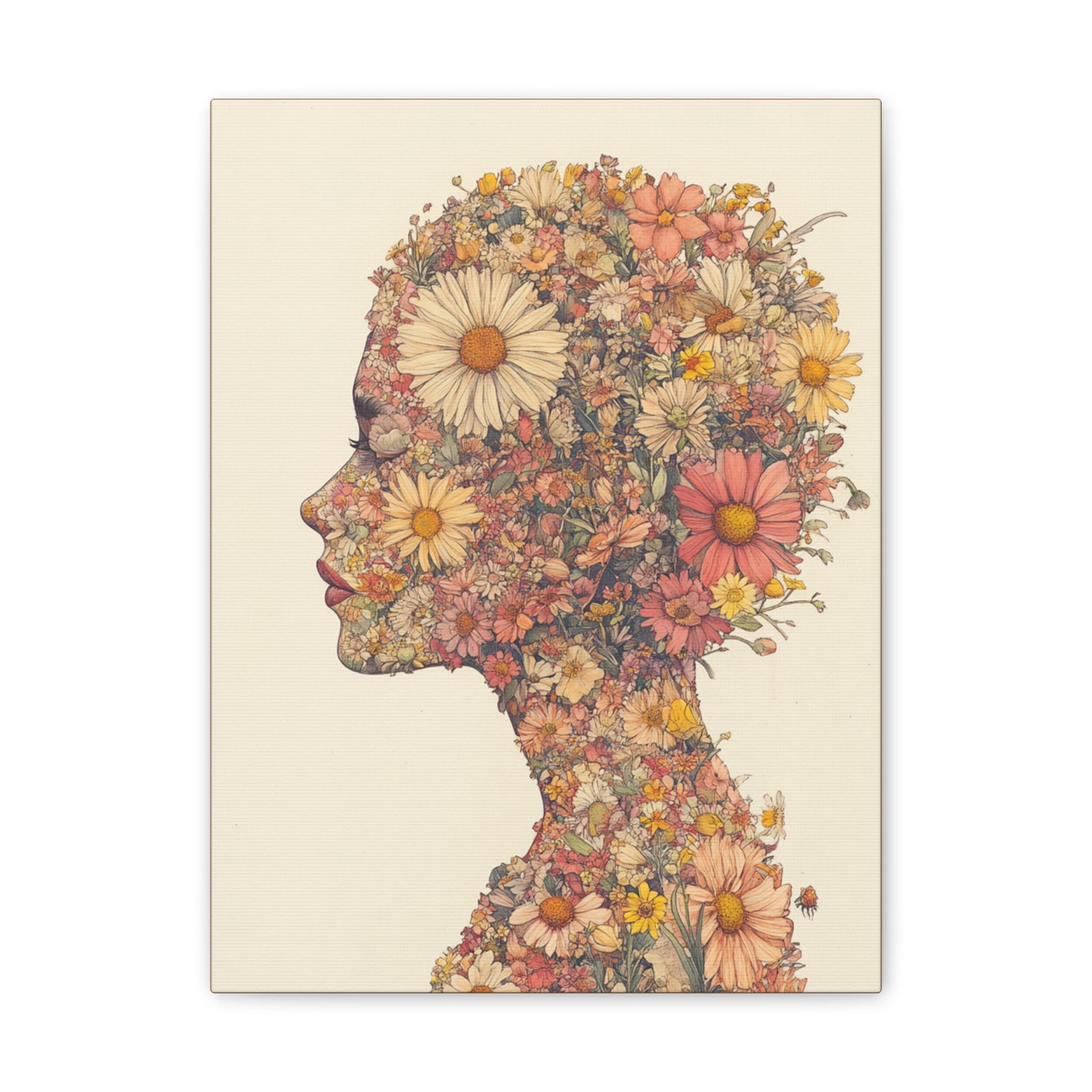 And So She Grew on Canvas