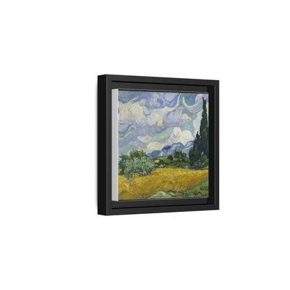 Van Gogh - Wheat Field with Cypresses - Museum Collection - Framed Canvas Print