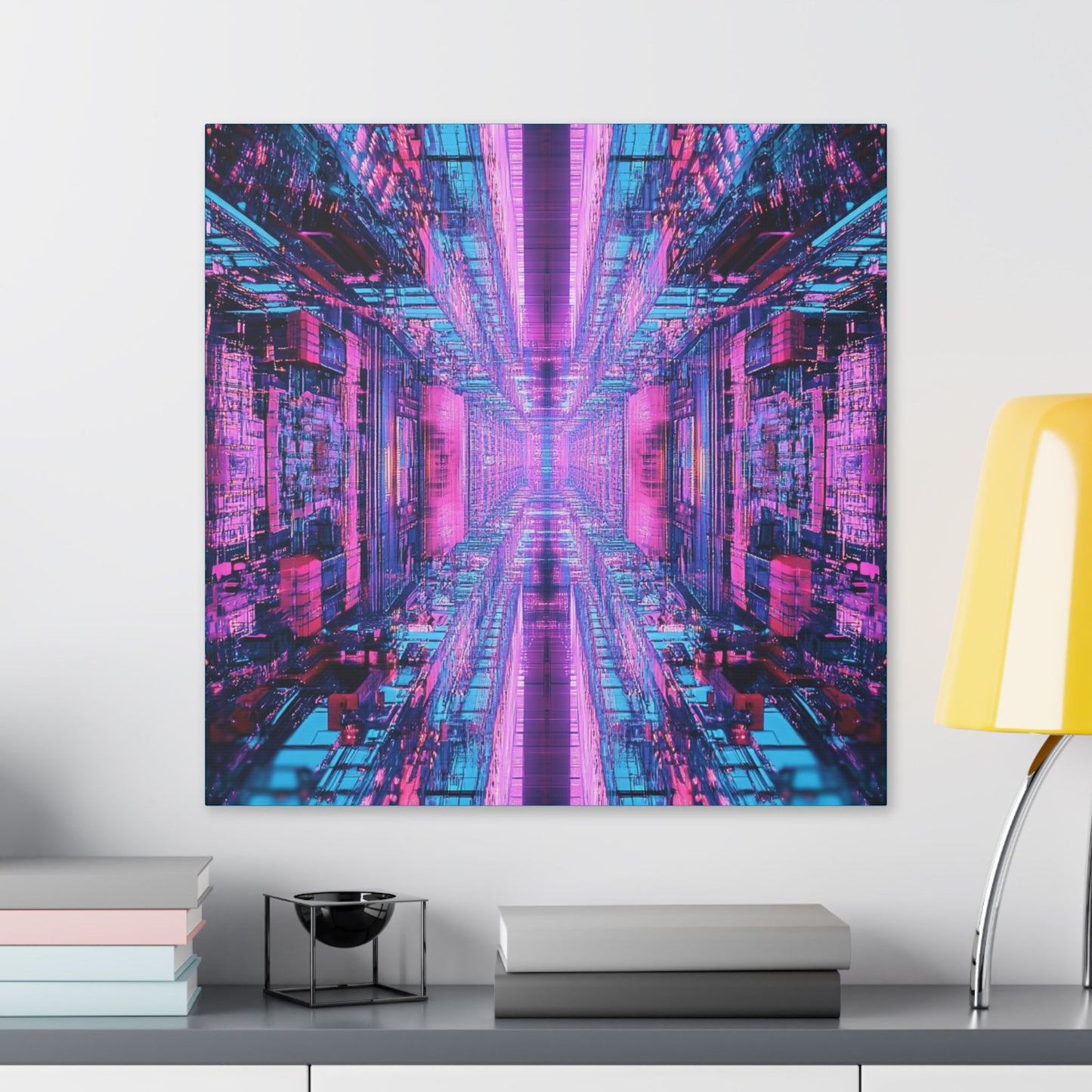 Quantum Glitch on Canvas