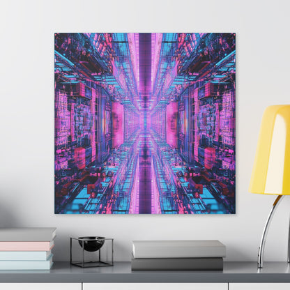 Quantum Glitch on Canvas