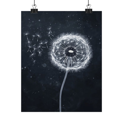 Just Dandy Dandelion Inspirational Fine Art Print