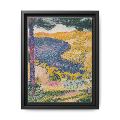 Valley with Fir Shade on the Mountain - Museum Collection - Framed Canvas Print