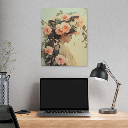 Snake Charmer - Secret Garden Series - Fine Art Print on Canvas