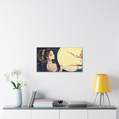 Thinking of You in the Moonlight - Fine Art Print - Wall Art on Canvas