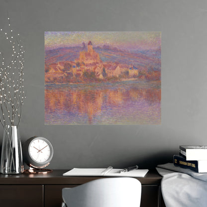 Vetheuil - Monet Village Landscape Fine Art Poster