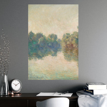 The Seine at Giverny - Monet Fine Art Poster
