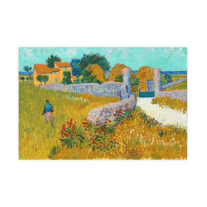 Farmhouse in Provence - Van Gogh Fine Art Poster