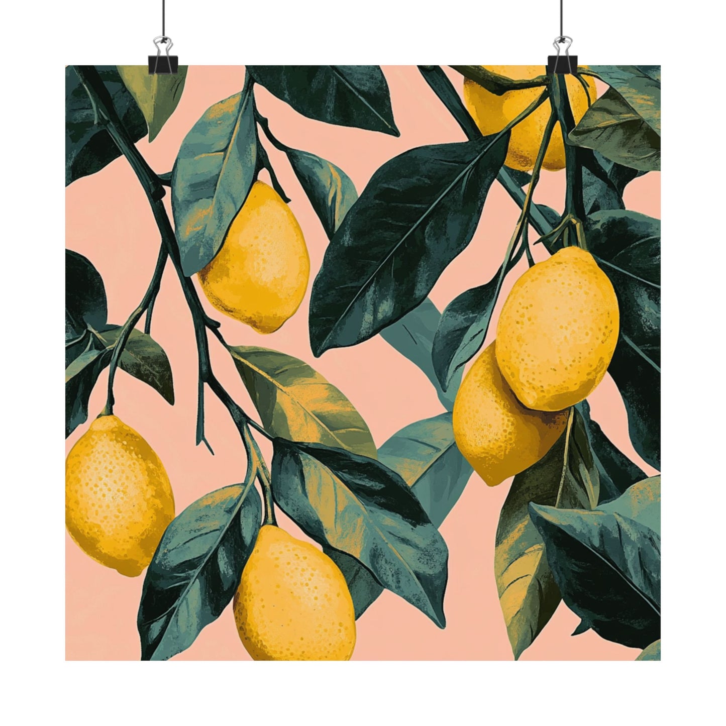 Lovely Lemons Botanical Fine Art Print