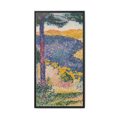 Valley with Fir Shade on the Mountain - Museum Collection - Framed Canvas Print
