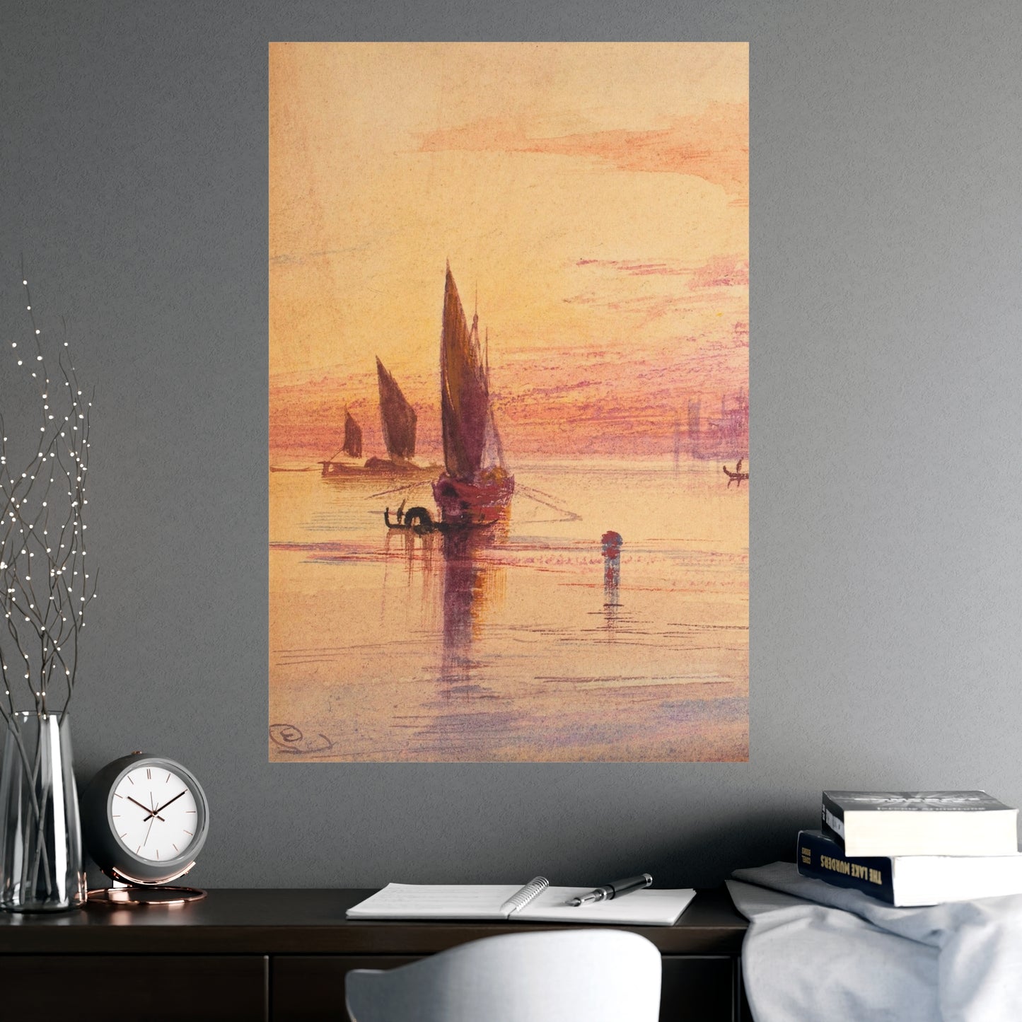 Santa Maria della Salute Venice at Sunset - Fine Art Poster