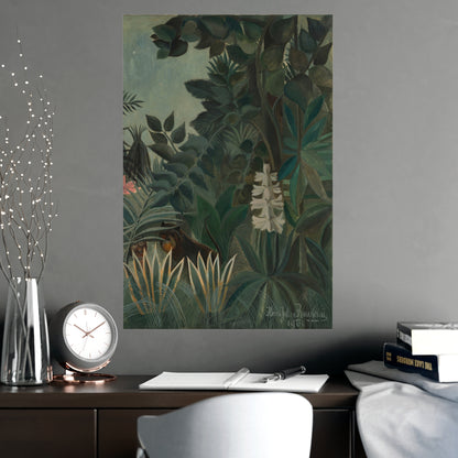 The Equatorial Jungle - Rousseau Tropical Fine Art Poster
