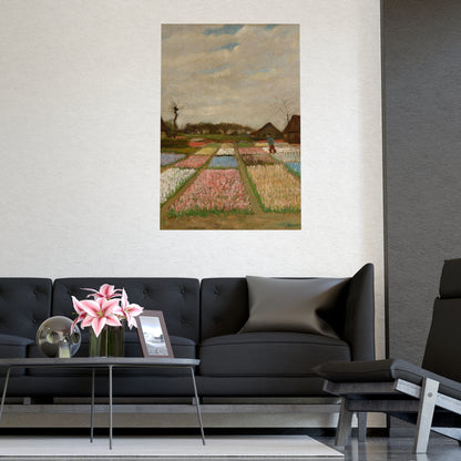 Flower Beds in Holland - Van Gogh Fine Art Poster