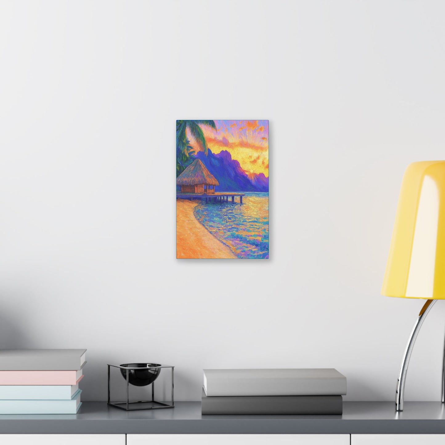 Mornings are Better on Vacation  - Fine Art Print on Canvas