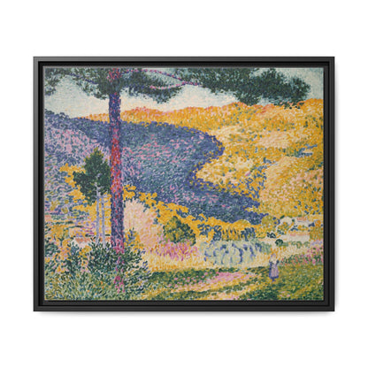 Valley with Fir Shade on the Mountain - Museum Collection - Framed Canvas Print
