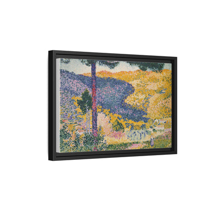 Valley with Fir Shade on the Mountain - Museum Collection - Framed Canvas Print