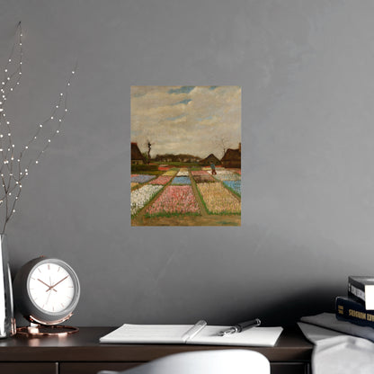 Flower Beds in Holland - Van Gogh Fine Art Poster