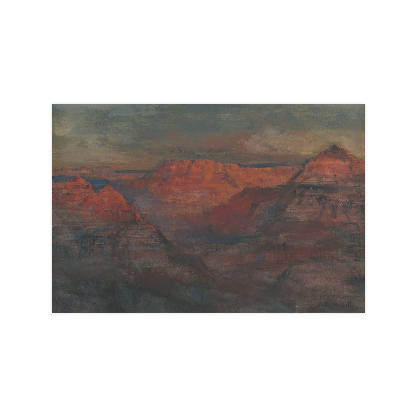 Grand Canyon Afterglow - American West Fine Art Poster