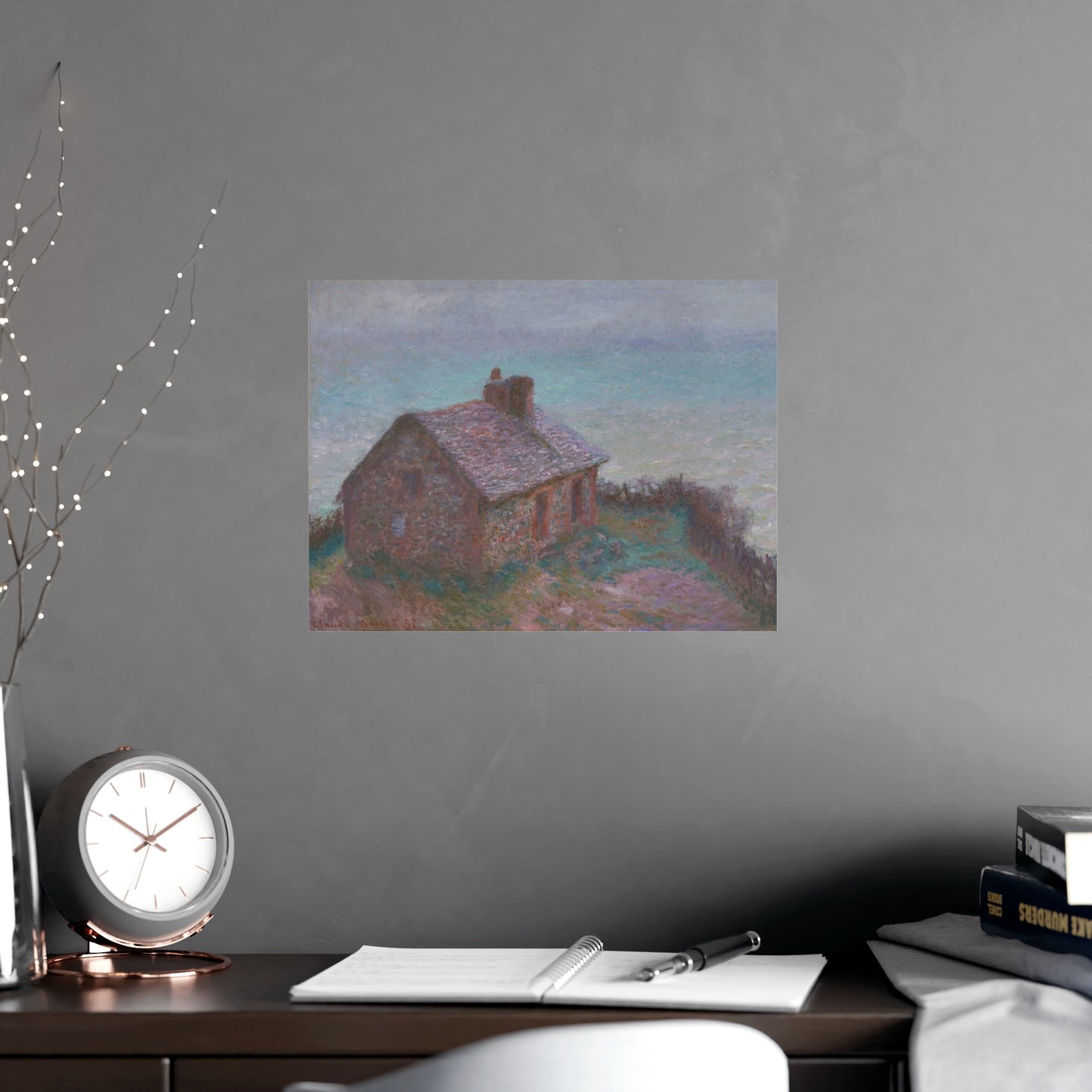 The Customs House at Varengeville - Monet Fine Art Poster