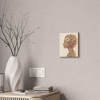 And So She Grew on Canvas