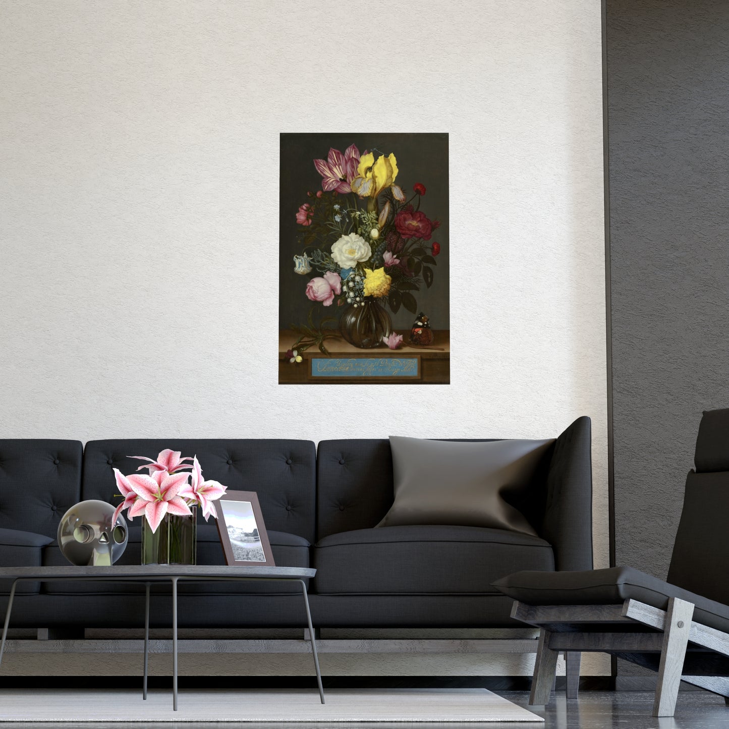 Bouquet of Flowers in a Glass Vase - Dutch Masters Fine Art Poster