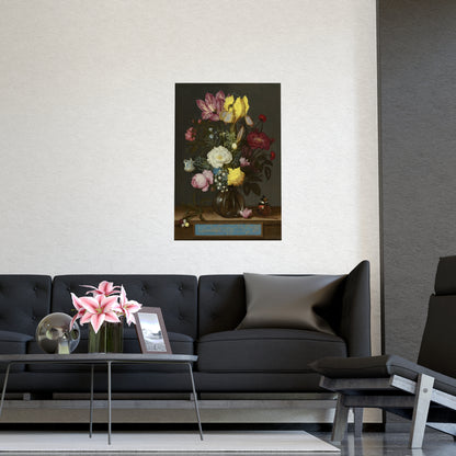Bouquet of Flowers in a Glass Vase - Dutch Masters Fine Art Poster