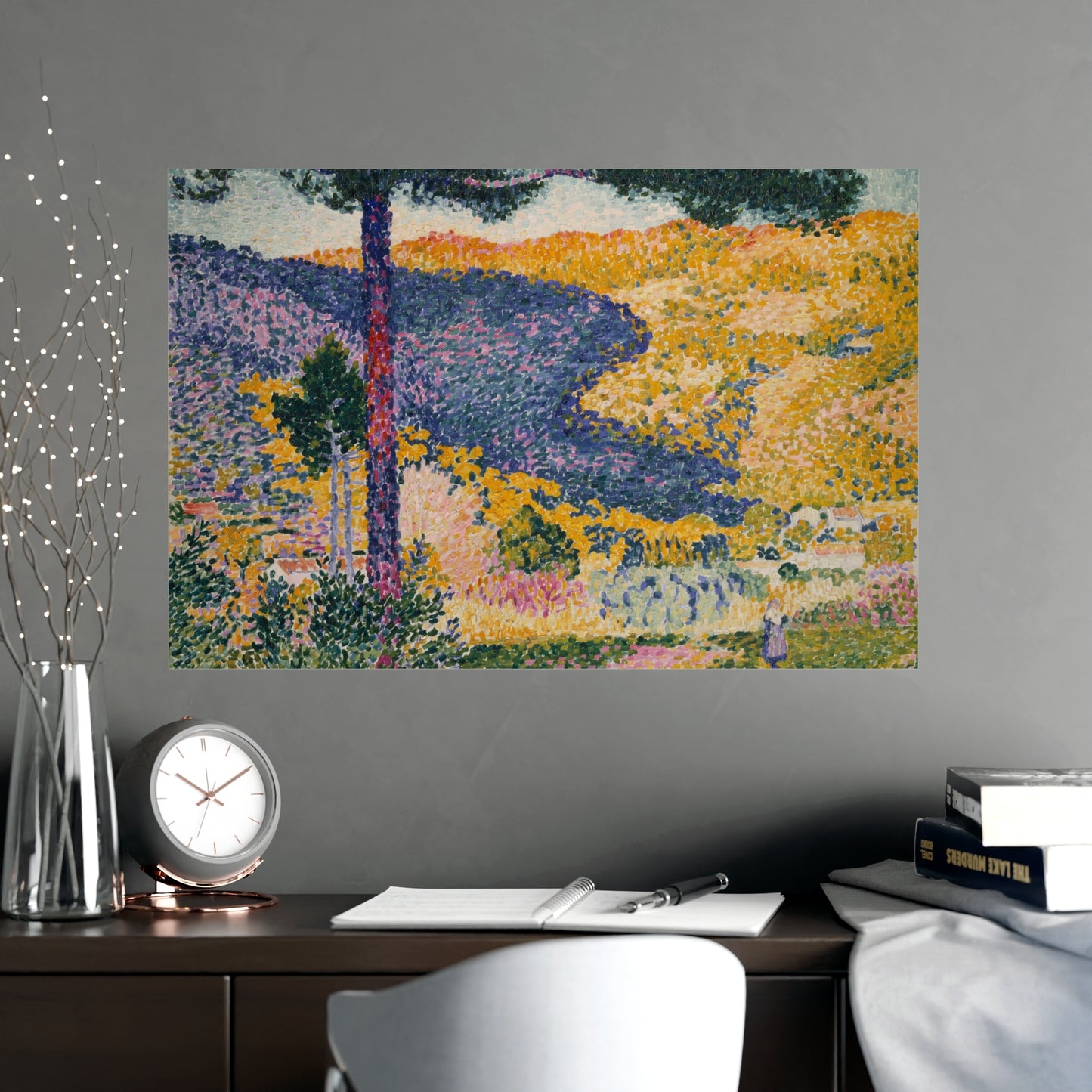 Valley with Fir Shade on the Mountain - Museum Collection - Fine Art Poster