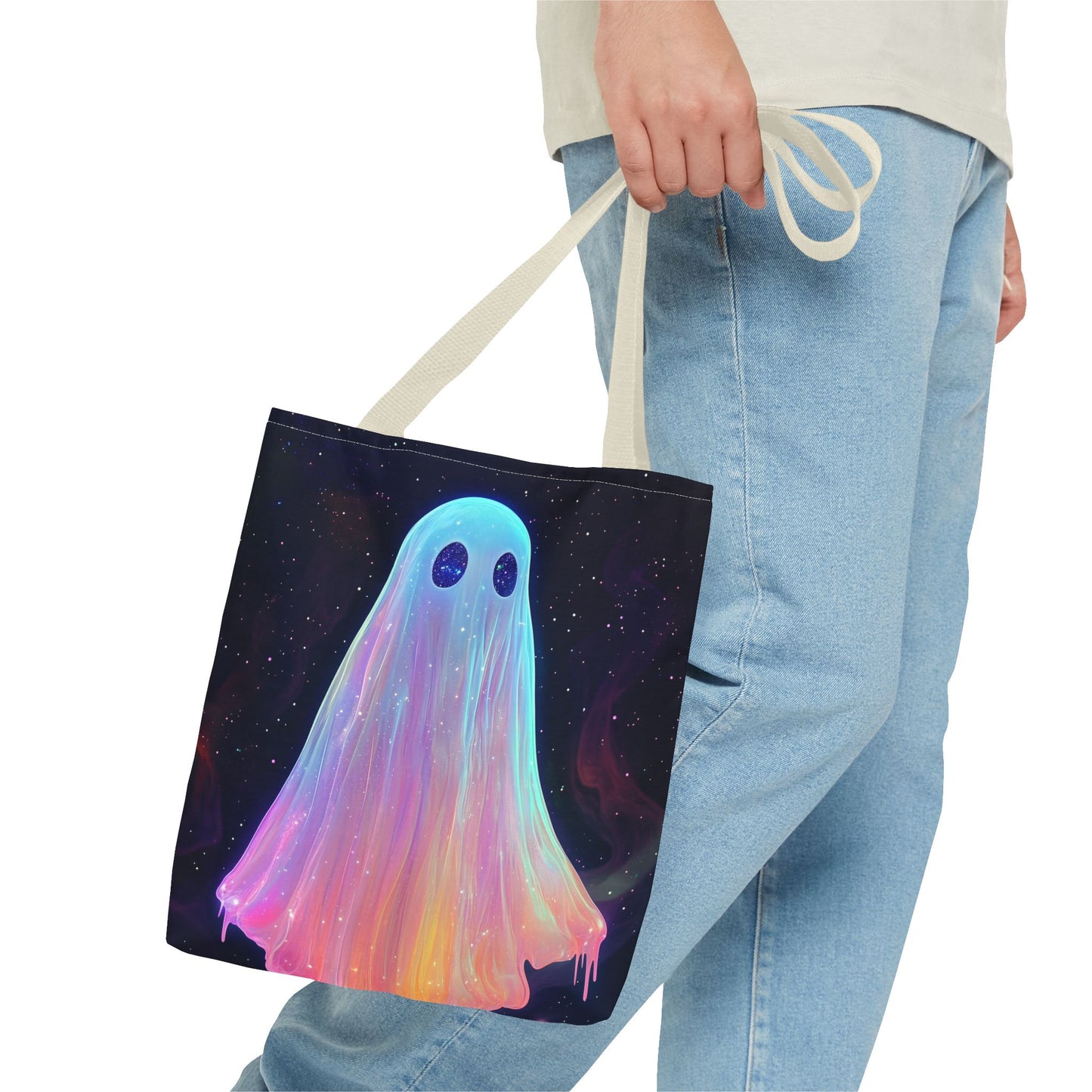 Comic Ghost - Spooky Time -Tote Bag (AOP)