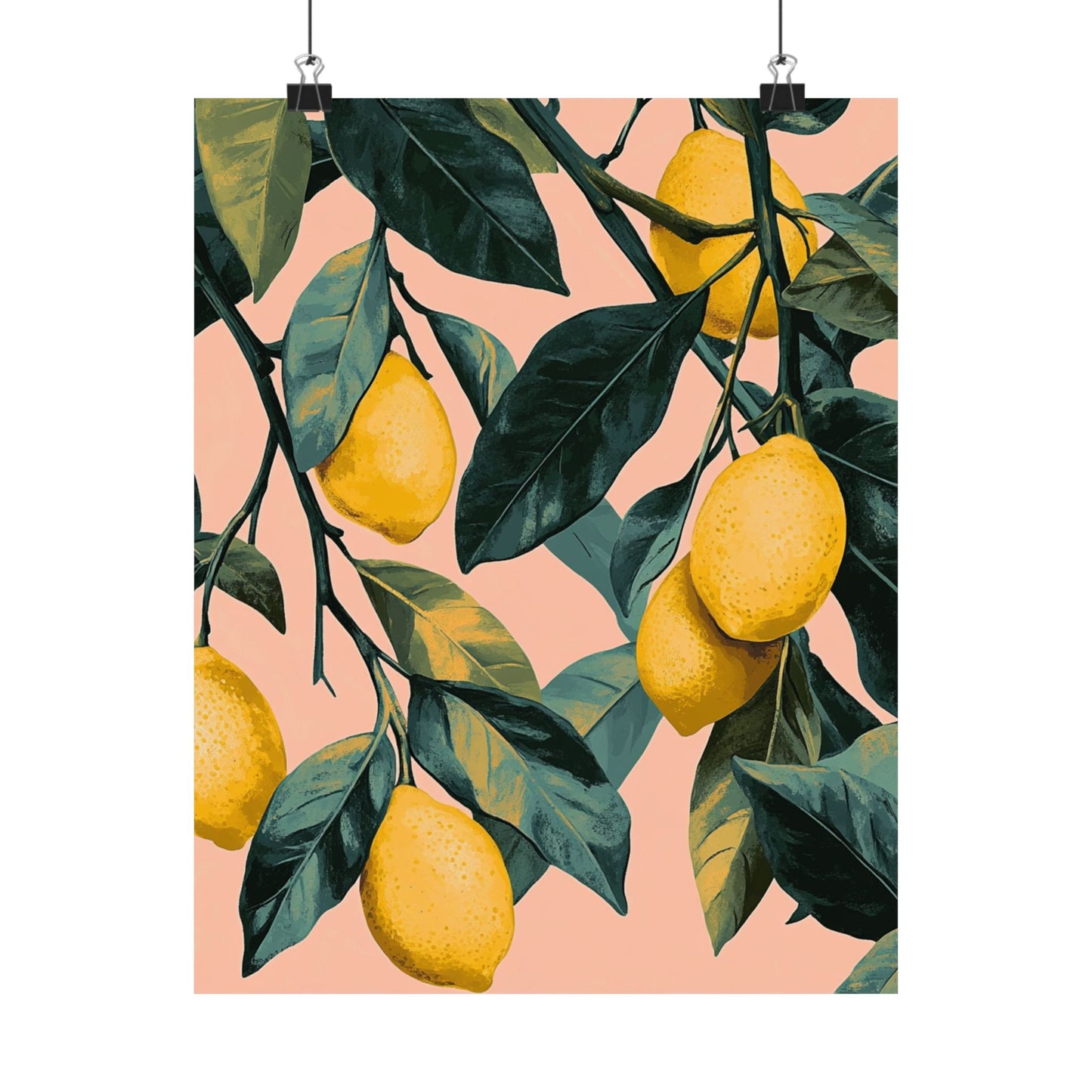 Lovely Lemons Botanical Fine Art Print