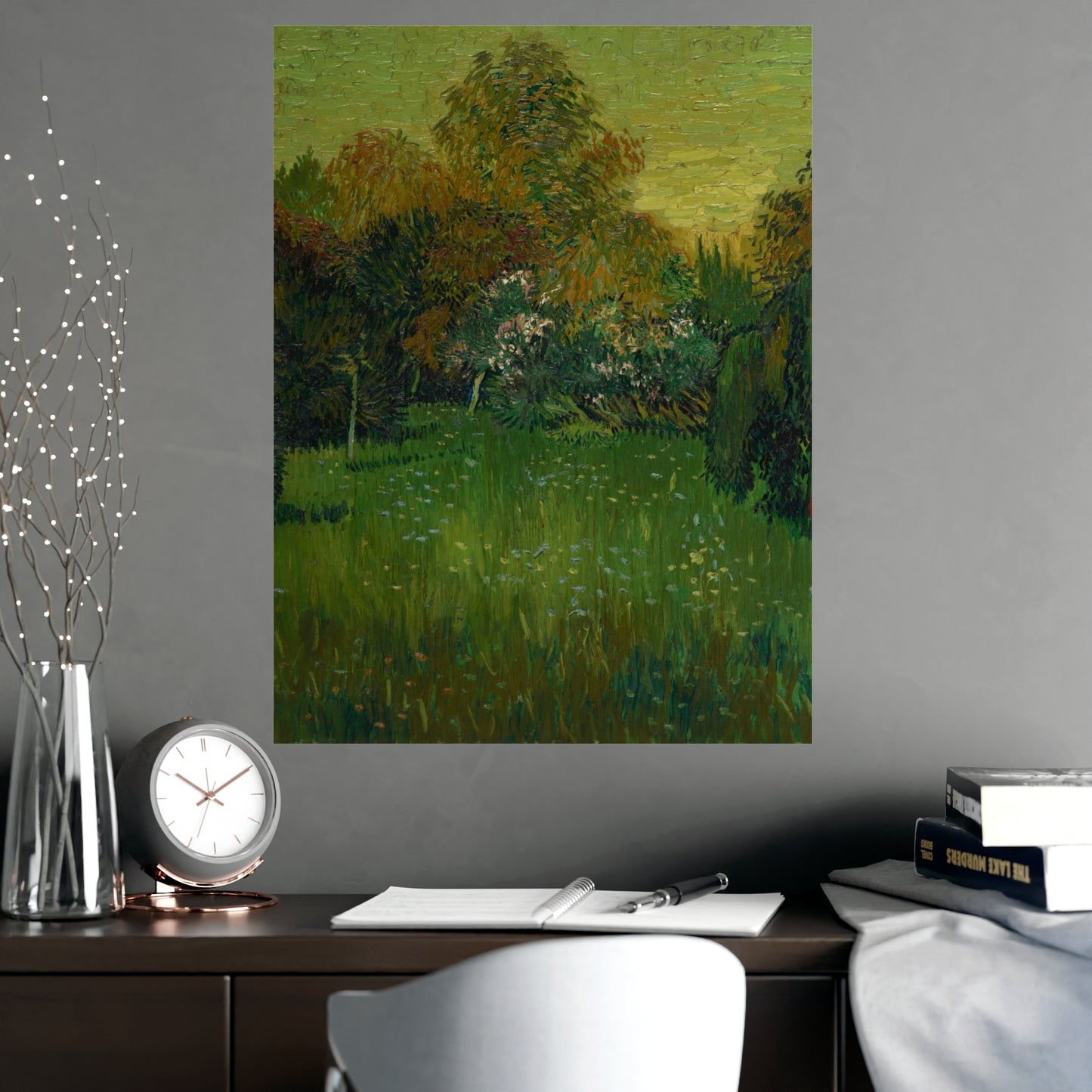 The Poet's Garden - Van Gogh Fine Art Poster