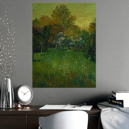 The Poet's Garden - Van Gogh Fine Art Poster
