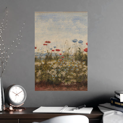 Wildflower Scene - Museum Collection - Fine Art Poster