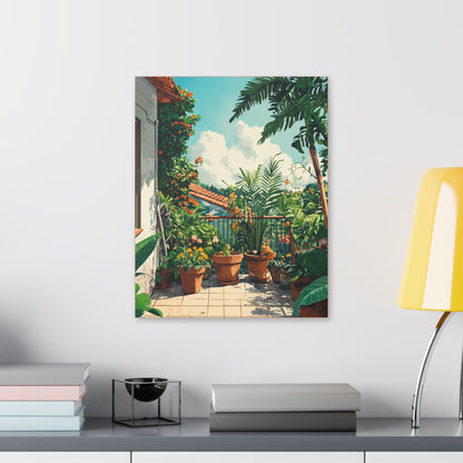 Room with a View - Let's Stay on Vacay Series- Fine Art Print on Canvas