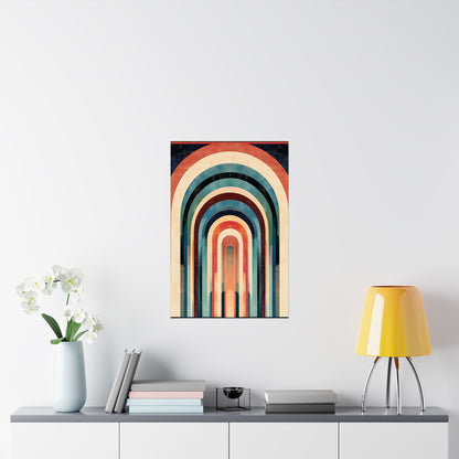 Doors of Perception Fine Art Print - Arches 11:11 - Bauhaus - Bohemian Wall Art - Modern Art - Matte Vertical Poster