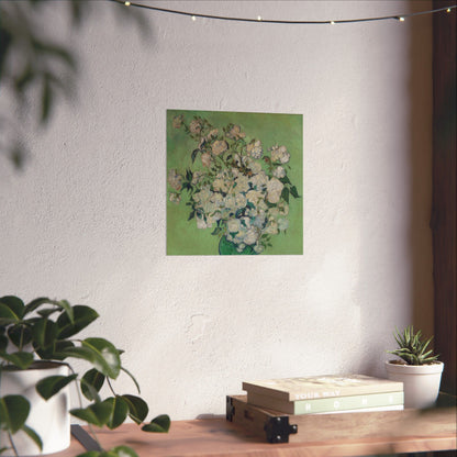 Van Gogh- Fine Art Prints - Reproduction - Flowers in a Vase - Floral Vertical Poster - Artistic Home Décor for Nature Lovers