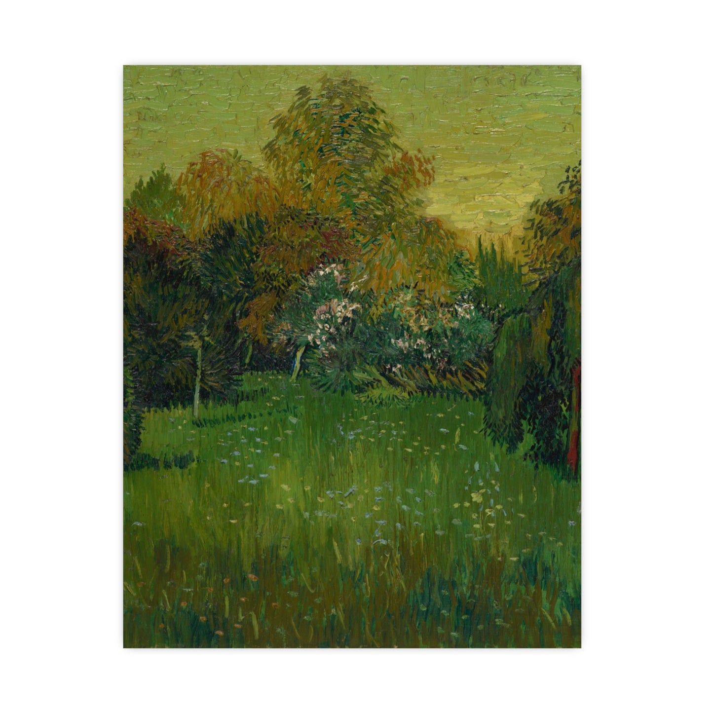 The Poet's Garden - Van Gogh Fine Art Poster