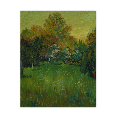 The Poet's Garden - Van Gogh Fine Art Poster