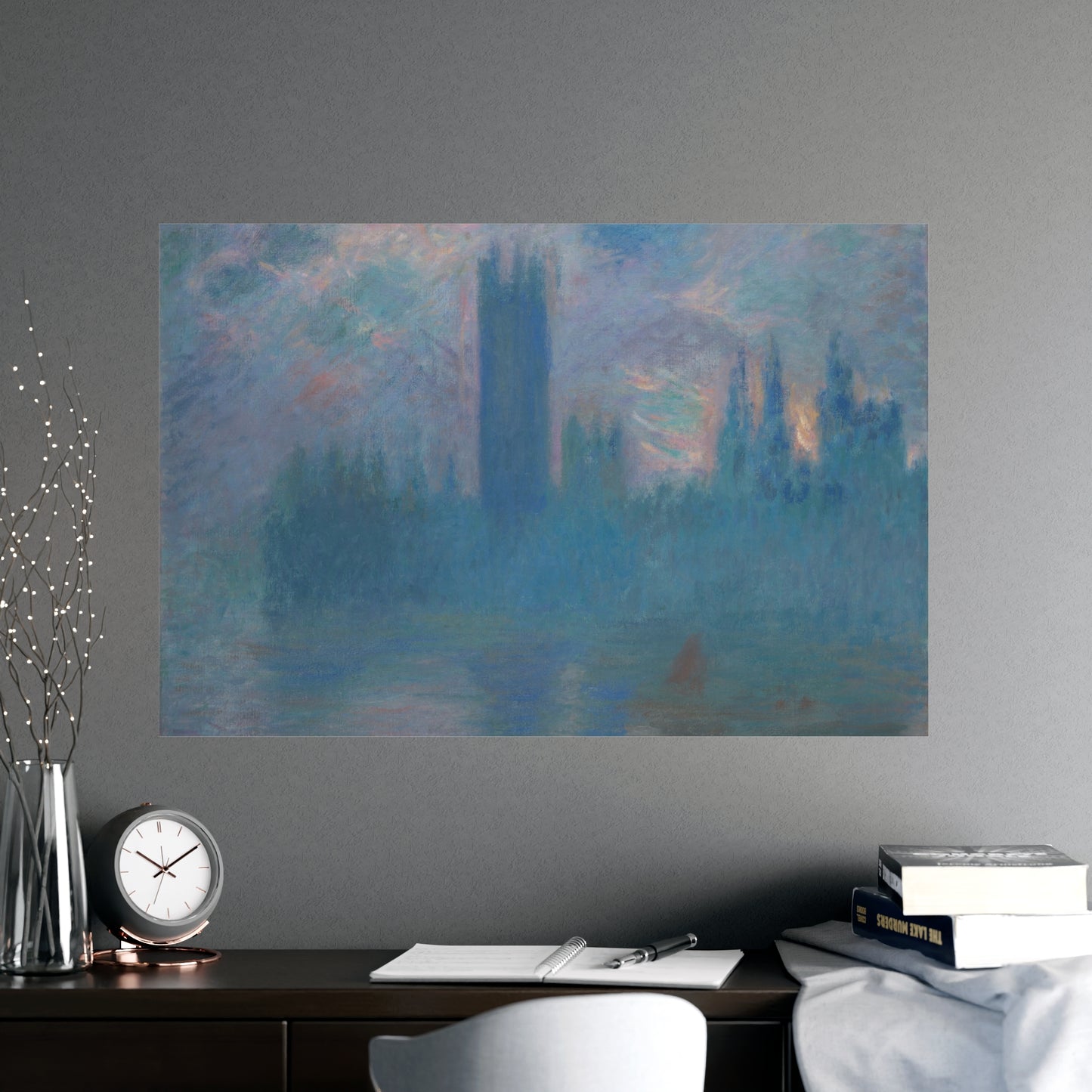 Houses of Parliament London - Monet Fine Art Poster