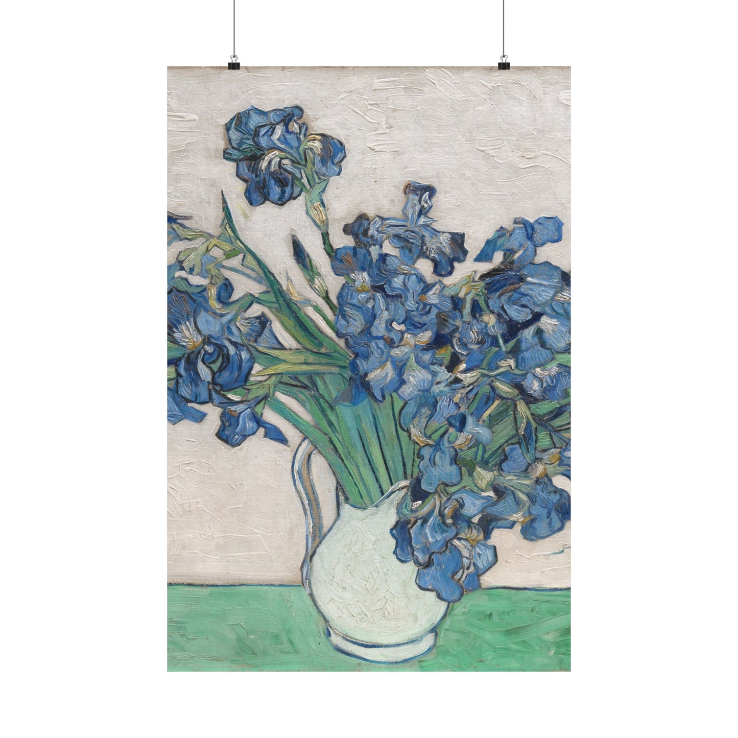Van Gogh Irises Fine Art Print - Blue Flowers Wall Art