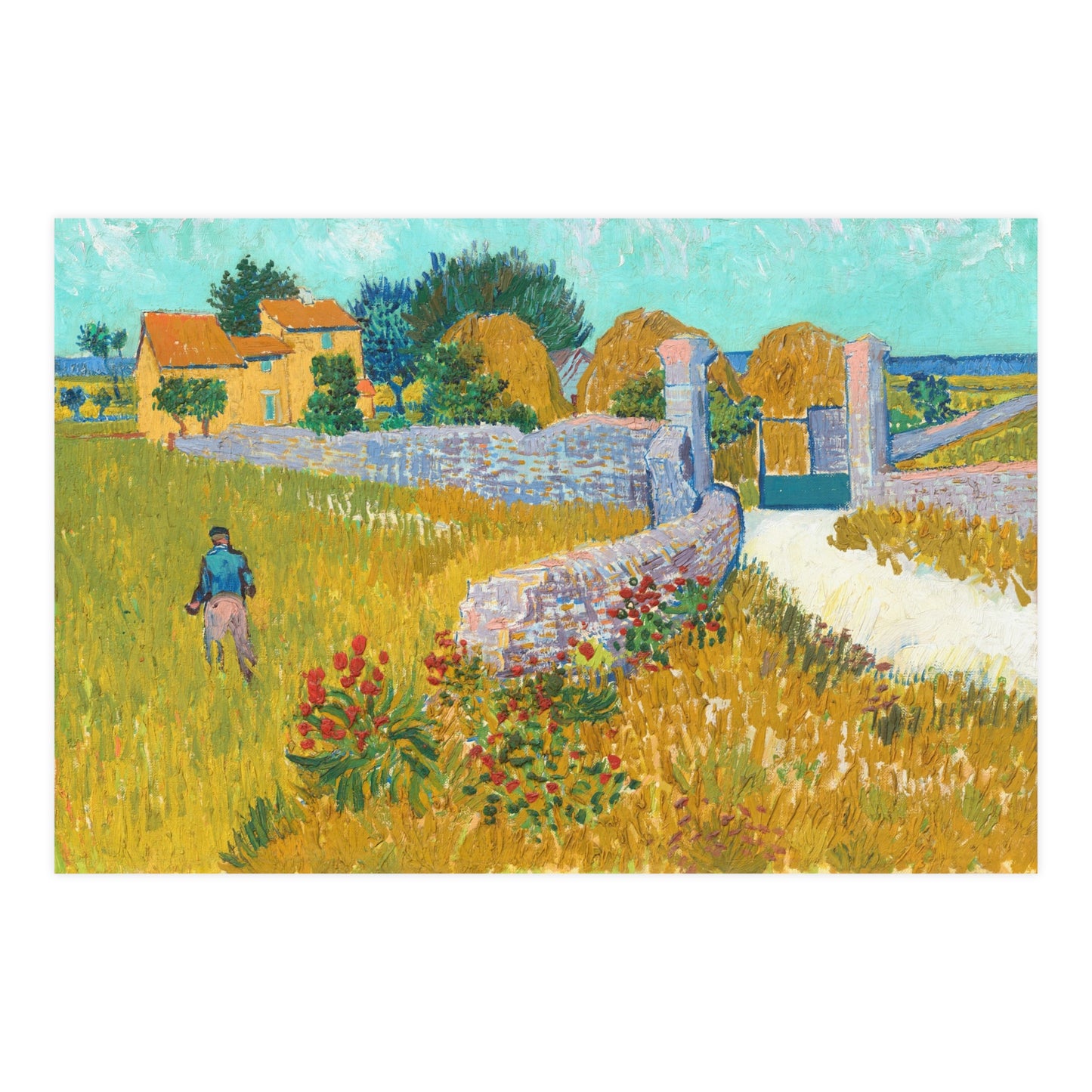 Farmhouse in Provence - Van Gogh Fine Art Poster