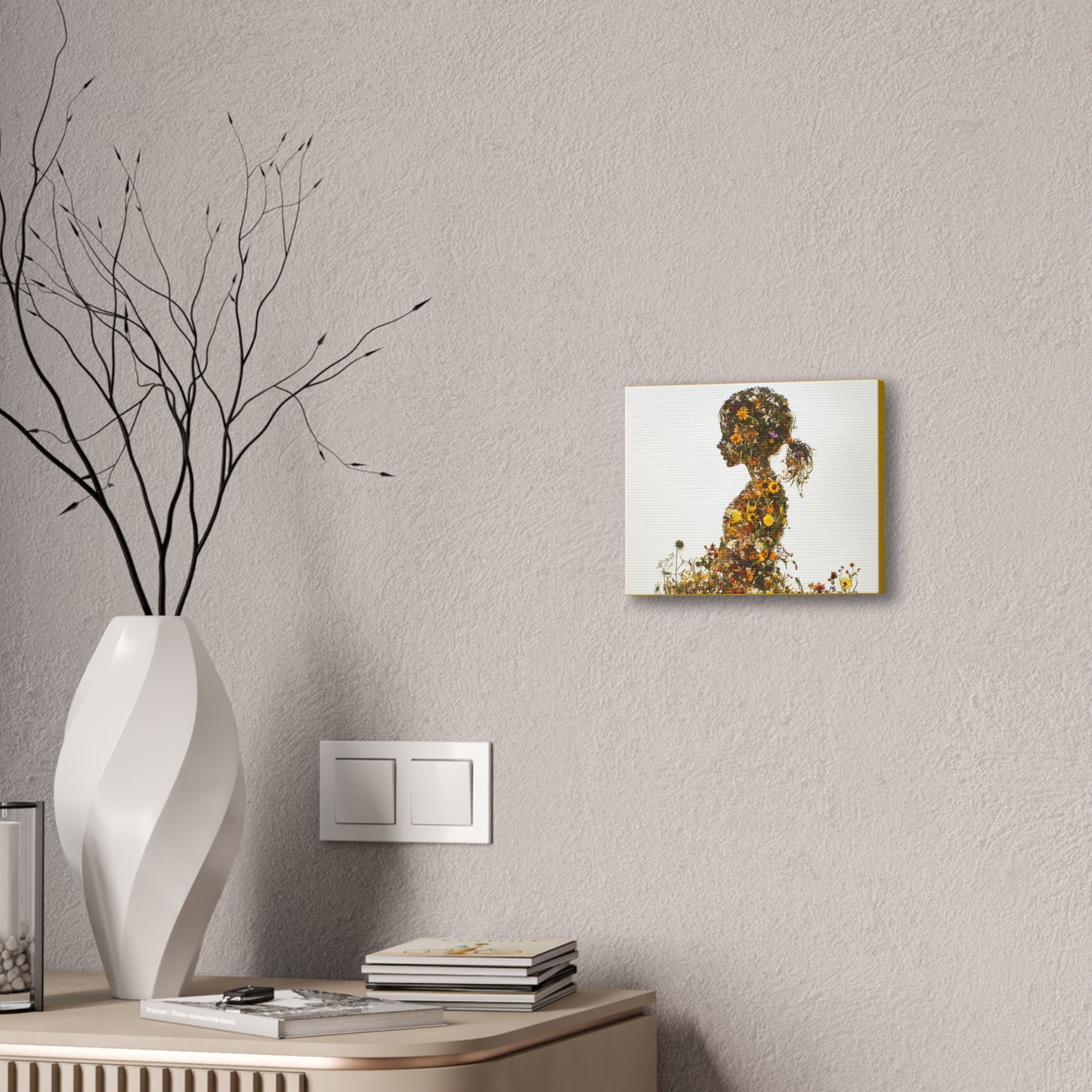Summers Gone By - Wildflowers Fine Art Print on Canvas