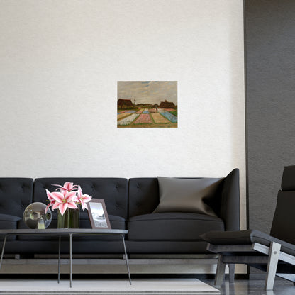 Flower Beds in Holland - Van Gogh Fine Art Poster