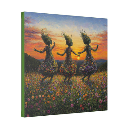 The Fairy Frolic - Flowers & Fairies Collection - Wall Art on Canvas