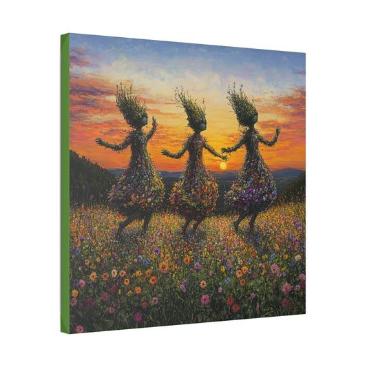 The Fairy Frolic - Flowers & Fairies Collection - Wall Art on Canvas