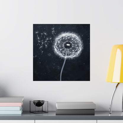 Just Dandy Dandelion Inspirational Fine Art Print