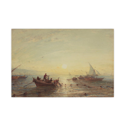 Tuna Fishing at Sunrise Marseilles - Maritime Fine Art Poster